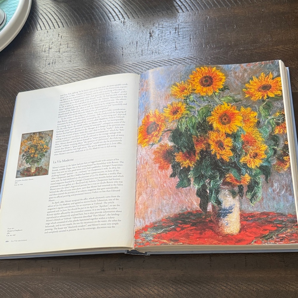 Book about Monet Impressionism